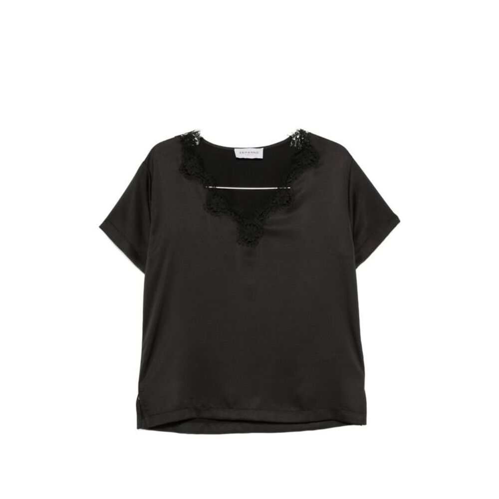Ermanno Women Lace-Detail T-Shirt